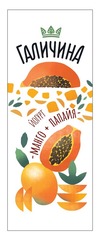 Заявка на торговельну марку № m202403522: йогурт - манго + папайя; галичина