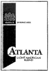 Свідоцтво торговельну марку № 116671 (заявка m200806763): atlanta; light american blend; class a