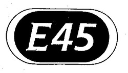 Свідоцтво торговельну марку № 16903 (заявка 96092129): Е45; Е45