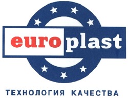 Свідоцтво торговельну марку № 74386 (заявка m200508444): euro plast; технология качества