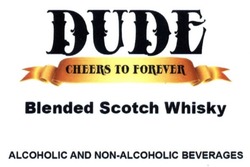 Заявка на торговельну марку № m201613650: dude; cheers to forever; blended scotch whisky