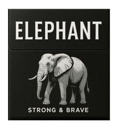 Заявка на торговельну марку № m202602745: strong & brave; elephant
