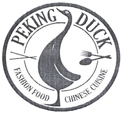 Свідоцтво торговельну марку № 333487 (заявка m202108450): peking duck; fashion food chinese cuisine