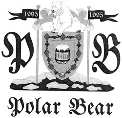 Свідоцтво торговельну марку № 82332 (заявка m200508600): pb; рв; polar bear; 1995