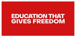 Заявка на торговельну марку № m202206573: education that gives freedom