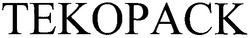 Свідоцтво торговельну марку № 133649 (заявка m200914782): tekopack; текораск