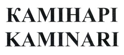 Свідоцтво торговельну марку № 306265 (заявка m201925611): kaminari; камінарі