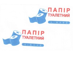 Заявка на торговельну марку № m201719235: папір туалетний ніжний