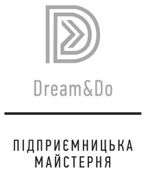 Заявка на торговельну марку № m202202897: підприємницька майстерня; dream&do