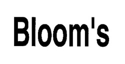 Заявка на торговельну марку № m202010734: bloom's; blooms