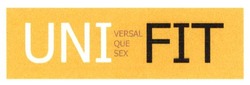 Заявка на торговельну марку № m201503902: uni fit; versal que sex