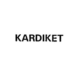Свідоцтво торговельну марку № 6168 (заявка 126960/SU): kardiket