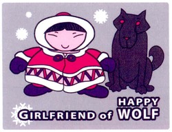 Свідоцтво торговельну марку № 145185 (заявка m201013744): girlfriend of happy wolf