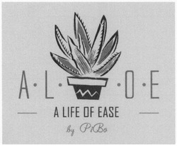 Свідоцтво торговельну марку № 236118 (заявка m201613994): aloe; a life of ease; by pibo