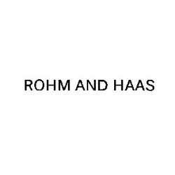 Свідоцтво торговельну марку № 5917 (заявка 58553/SU): rohm and haas