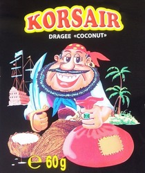 Заявка на торговельну марку № m202409746: korsair dragee coconut
