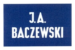 Свідоцтво торговельну марку № 177629 (заявка m201219101): j.a. baczewski; ja