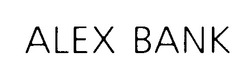 Заявка на торговельну марку № 93084519: alex bank