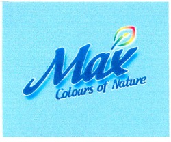 Свідоцтво торговельну марку № 115480 (заявка m200805858): max; colours of nature; мах