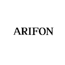 Свідоцтво торговельну марку № 2168 (заявка 89688/SU): arifon
