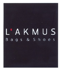 Заявка на торговельну марку № m201208496: l'akmus; lakmus; bags&shoes