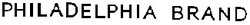 Свідоцтво торговельну марку № 7938 (заявка 127723/SU): philadelphia brand