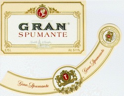 Заявка на торговельну марку № 95123420: gran spumante, castello famiglia, t; т