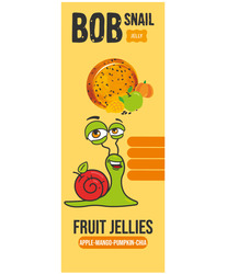 Заявка на торговельну марку № m202310130: fruit jellies; apple-mango-pumpkinchia; bob snail jelly