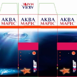 Свідоцтво торговельну марку № 329943 (заявка m202106552): akba mapic; аква маріс