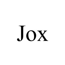 Свідоцтво торговельну марку № 310659 (заявка m201927481): jox