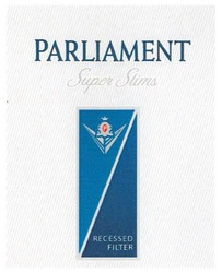 Свідоцтво торговельну марку № 145712 (заявка m201010094): parliament super slims; recessed filter; р