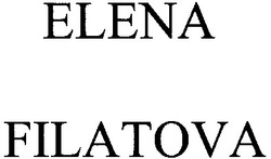 Свідоцтво торговельну марку № 177040 (заявка m201218865): elena filatova