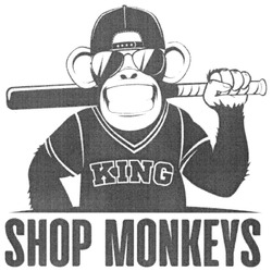 Свідоцтво торговельну марку № 300921 (заявка m201920009): shop monkeys king