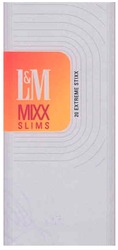 Свідоцтво торговельну марку № 109970 (заявка m200800996): міхх; lm; l&m; mixx slims; 20 extreme stixx