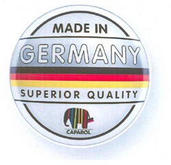 Заявка на торговельну марку № m201012520: made in germany superior quality caparol