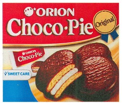 Свідоцтво торговельну марку № 147815 (заявка m201012244): ріе; orion choco-pie original; sweet care