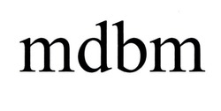 Свідоцтво торговельну марку № 326870 (заявка m202027231): mdbm