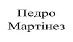 Заявка на торговельну марку № m202314834: педро мартінез