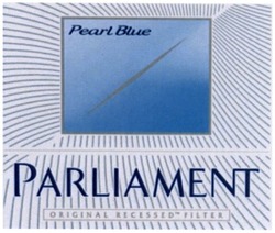 Свідоцтво торговельну марку № 226381 (заявка m201523161): parliament; pearl blue; original recessed filter