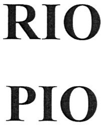 Заявка на торговельну марку № m200809134: rio; pio; ріо