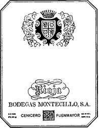 Свідоцтво торговельну марку № 5978 (заявка 72116/SU): rioja bodegas montecillo cenicero fuenmayor