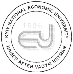 Свідоцтво торговельну марку № 150143 (заявка m201019259): kyiv national economic university named after vadym hetman; єу; еу 1906