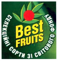 Заявка на торговельну марку № m200602058: best fruits; селекційні сорти зі світового фонду