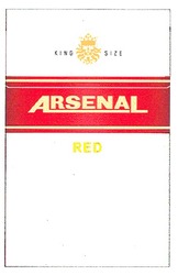Свідоцтво торговельну марку № 103435 (заявка m200714838): arsenal; king size; red