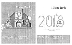 Заявка на торговельну марку № m201729486: ideabank; idea bank; 2018