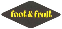 Свідоцтво торговельну марку № 120286 (заявка m200816562): foot&fruit