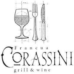 Свідоцтво торговельну марку № 173556 (заявка m201212601): francua corassini; grill&wine