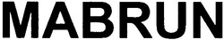 Заявка на торговельну марку № m200507034: mabrun