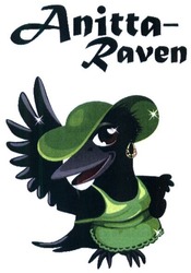 Свідоцтво торговельну марку № 270410 (заявка m201801973): anitta-raven; anitta raven