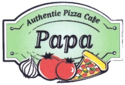 Свідоцтво торговельну марку № 41755 (заявка 2002086435): authentic pizza cafe; papa; рара